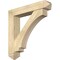 Ekena Millwork Imperial Arts and Crafts Rough Sawn Bracket w/ Offset Brace, Douglas Fir, 8"W x 42"D x 42"H BKT0806X42X42IMP03RDF - alternate 1